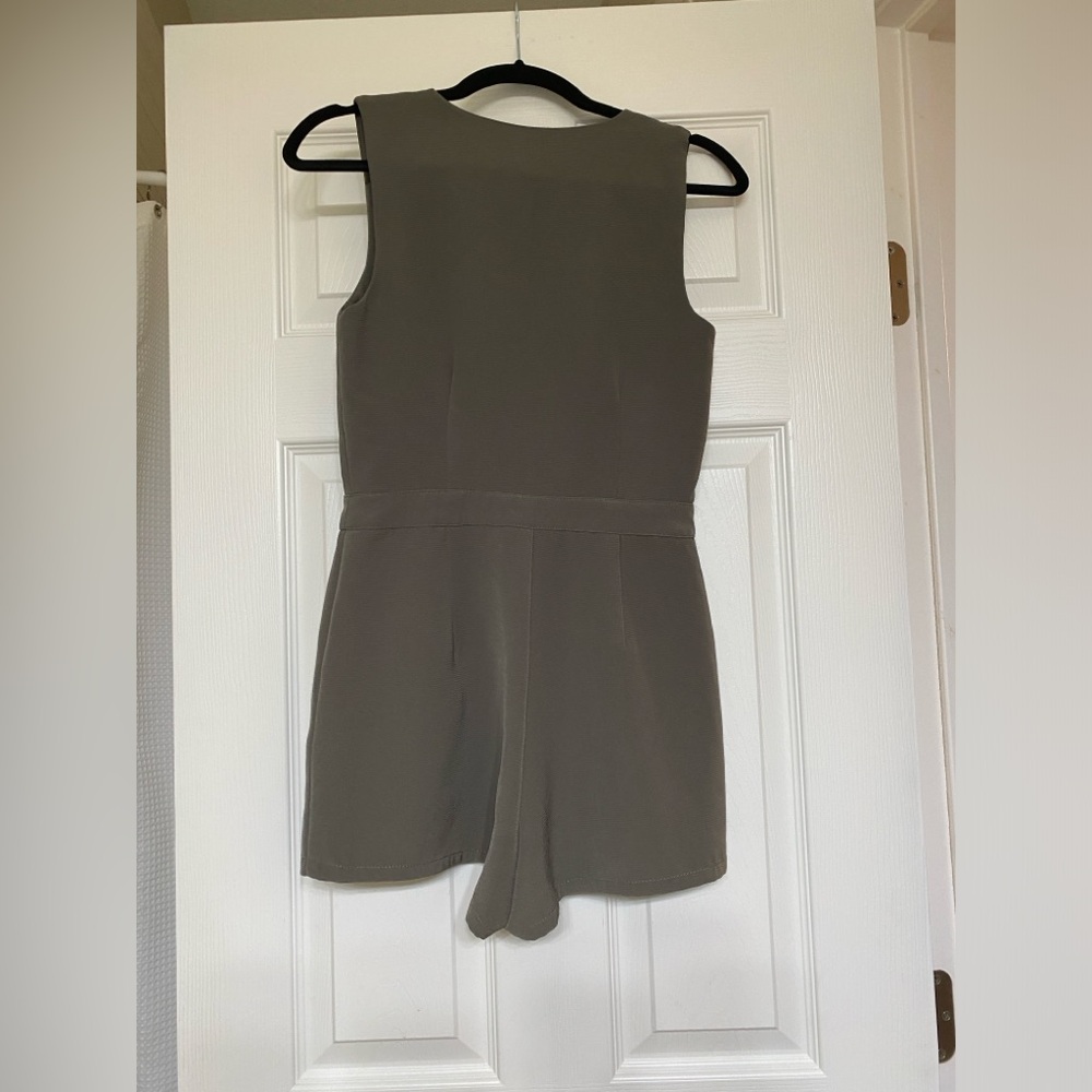 Storee Olive Green Romper - Picture 2 of 2